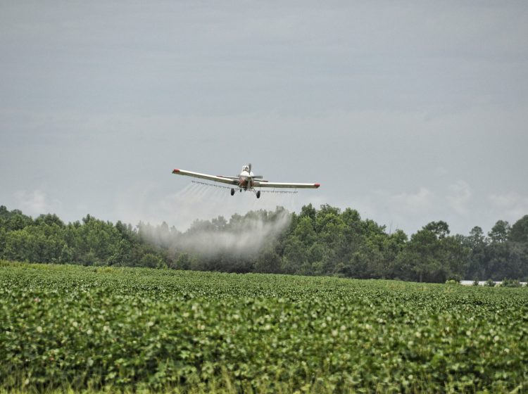 Flugzeug Pestizide